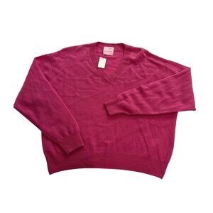 Crush. V-Neck Sweater in Pink